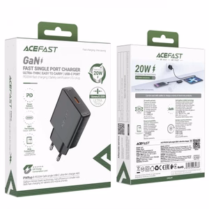 Lādētājs Acefast A65 melns (PD20W)