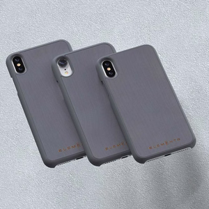 Nordic Elements Original Gefion vāciņš ierīcei iPhone XR, ar dabīga kļavas koka apdari, vidēji pelēks