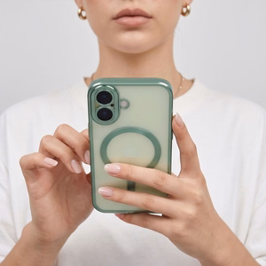 Tech-Protect MagFlex maciņš iPhone 17, matēti zaļš