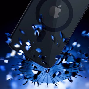 3mk satīna bruņu magnētiskais viedtālruņa apvalks ar MagSafe iPhone 13 / 14 - caurspīdīgs ar melnu rāmi