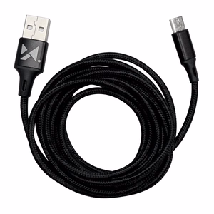 Wozinsky kabelis USB - USB Type-C 2,4A 2m melns (WUC-C2B)
