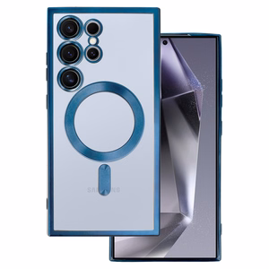 Viedtālruņa apvalks Magnētiskais zils Samsung Galaxy S24