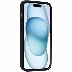 Audi Sintētiskās ādas viedtālruņa apvalks ar Magnētisko iPhone 15 Plus/14 Plus - melns