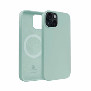 Crong Color Cover Magnetic MagSafe vāciņš ierīcei iPhone 15, piparmētru zaļš