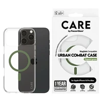 CARE by PanzerGlass Flagmanis viedtālruņa apvalks iPhone 16 Pro Max 6.9" zaļš/zaļš Magnētiskais 1372