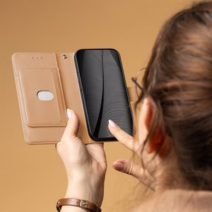 TFO Smart Triangle grāmatiņveida vāciņš Xiaomi Redmi A7 Pro – brūns