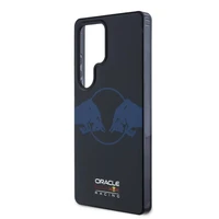 RED BULL viedtālruņa apvalks SAMSUNG S25 Ultra RBHMS25L24HIDBV (Magnētiskais IML caurspīdīgs PC divi buļļi) tumši zila