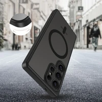 Tech-Protect MagCam Magnētiskais viedtālruņa apvalks Samsung Galaxy S25 Ultra - Melns