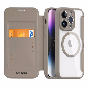 Futrālis Dux Ducis Skin X Pro Apple iPhone 14 Pro Max bēšs