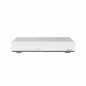 QNAP divjoslu maršrutētājs QHora-301W, 802.11ax, Ethernet LAN (RJ-45) porti: 6, Mesh atbalsts: jā, MU-MiMO: jā, bez mobilā platjoslas, antenas tips: iekšēja