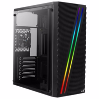 Aerocool Streak Midi Tower melns
