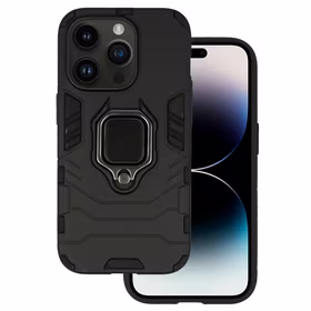 Ring Armor viedtālruņa apvalks iPhone 14 Pro - melns
