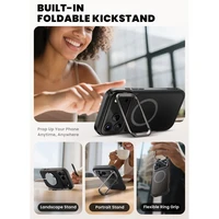 Supcase IBLSN Ares Flip Mag MagSafe viedtālruņa apvalks iPhone 17 Pro - melns