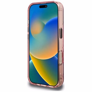 Karl Lagerfeld IML Multi K&C galvas raksts viedtālruņa apvalks iPhone 16 Pro Max - rozā