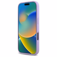 Guess Saffiano Magnētiskais viedtālruņa apvalks iPhone 16 Pro - violets