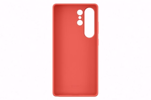 Samsung Silicone Case vāciņš Samsung Galaxy S25 Ultra telefonam, sarkans