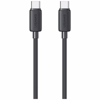 USAMS kabelis KY Series US-SJ691 60W USB-C uz USB-C 1m melns