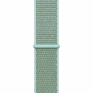Crong Nylon Apple Watch sporta siksniņa, 38/40/41/42 mm, Atlantic Green