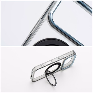 Case for iPhone 11 Frame Circle Stand compatible with MagSafe black