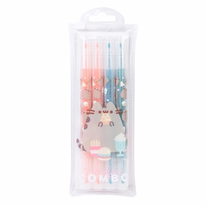 Pusheen Foodie Collection divpusējo flomāsteru komplekts, 4 gab.