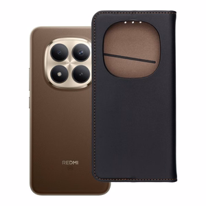SMART PRO Grāmatiņa leather maciņš for XIAOMI Redmi Note 15 PRO PLUS 5G melns