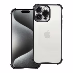 Viedtālruņa apvalks ANTISHOCK ELECTRO IPHONE 15 Pro Max Pro melns