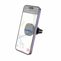 Auto tālruņa turētājs Borofone BH102 (gaisa ventilācijas atveres), melns