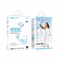 HOCO bezvadu austiņas bluetooth TWS EW202 zilas