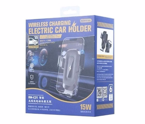 CAR HOLDER REMAX RM-C31 15W BEZVADU melns