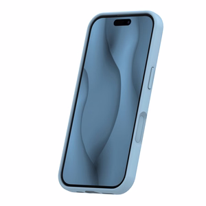 Silicone Thin Mag case for iPhone 17 6,3" light blue