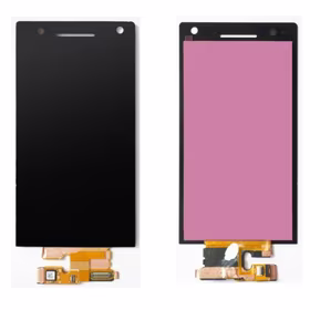 LCD Displejs Saderīgs ar Sony Xperia S LT26 Melns HQ