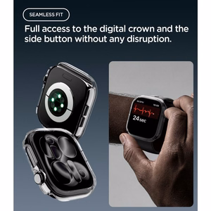 Spigen Thin Fit vāciņš modelim Apple Watch 46 mm – caurspīdīgs