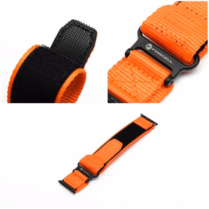 FORCELL F-DESIGN FA05 neilona siksniņa APPLE pulkstenim 38 / 40 / 41 mm oranža