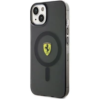 Ferrari FEHMP14MURKK iPhone 14 Plus 6.7" melns/melns cietais apvalks Translucent Magnētiskais