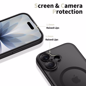 Tech-Protect Magpeak Magsafe CC viedtālruņa apvalks iPhone 17 - matēti melns