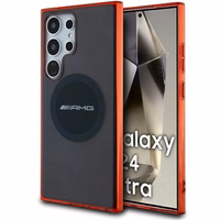 AMG caurspīdīgs divkrāsu MagSafe apvalks Samsung Galaxy S24 Ultra - melns