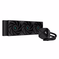 DeepCool LS720S Zero Dark Processor All-in-one liquid cooler 12 cm melns 1 pc(s)