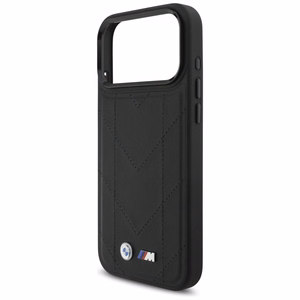 BMW M Quilted Logo MagSafe Чехол для iPhone 17 Pro Max - чёрный