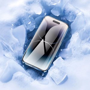 Borofone rūdītais aizsargstikls BF6 Diamond Armor pilnekrāna HD Iphone 15 Pro viedtālrunim - 10 gabalu komplekts
