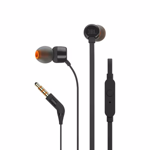 Vadu austiņas ar 3,5 mm savienotāju JBL T110 melnas