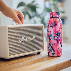 Quokka Solid nerūsējošā tērauda termopudele, 510 ml, Pink Bloom