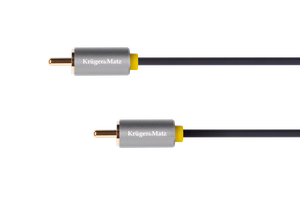 Kruger&Matz Basic 1RCA–1RCA kabelis, 1 m