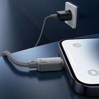 Kabelis USB C uz Lightning Hoco PD 27W 1 m X113 pelēks