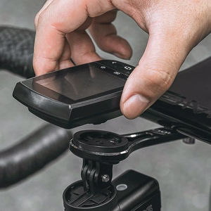 Rockbros velosipēda stiprinājums Garmin / GoPro, melns