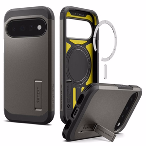 Spigen Tough Armor Mag MagSafe maciņš, paredzēts Google Pixel 11, tumši pelēks