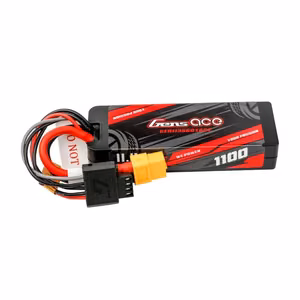 Lipo Gens ace G-Tech 1100 mAh 11,1 V 3S1P 60C GRP-76 cietā korpusa akumulators ar XT60 savienotāju