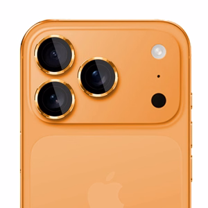 3mk Lens Protection Pro закалённое стекло для iPhone 17 Pro / 17 Pro Max - оранжевое