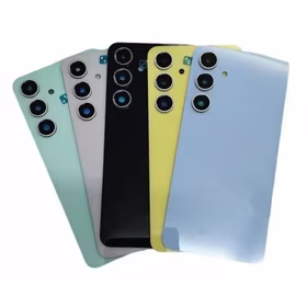 Aizmugurējais vāks saderīgs ar Samsung S721 S24 FE / Gray / (ar kameras lēcu) OEM