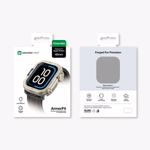 AmazingThing Titan Pro Metal Maciņš Apple Watch 11 46mm Aluminum - Titanium