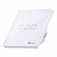Viedais slēdzis WiFi + RF 433 Sonoff T2 EU TX (3 kanāli) atjaunināts